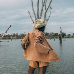 PAMA PATCH SUEDE SHORTS